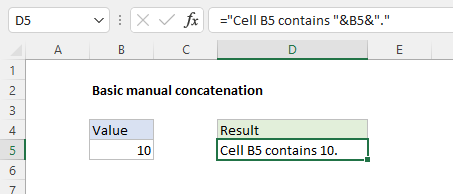 How To Concatenate In Excel | Exceljet